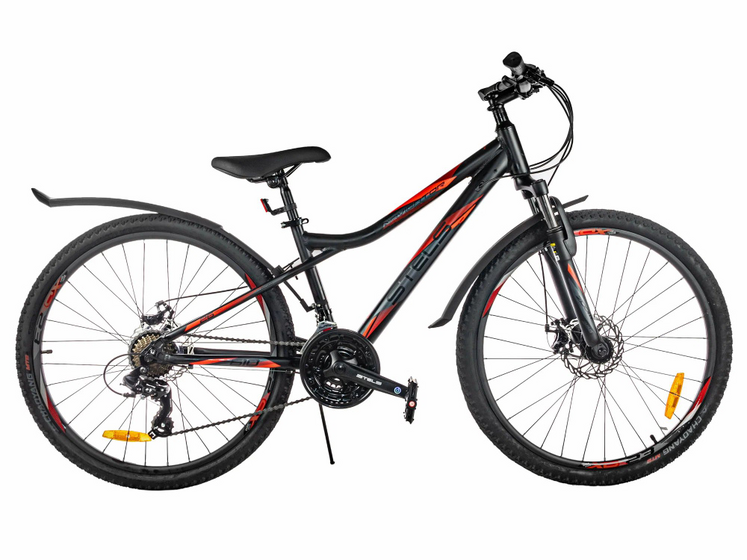 Велосипед 26" STELS Navigator-610 MD (16" черный/красный), арт. V040