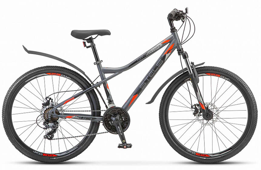 Велосипед 26" STELS Navigator-510 MD (16" Антрацитово/красный), арт. V010