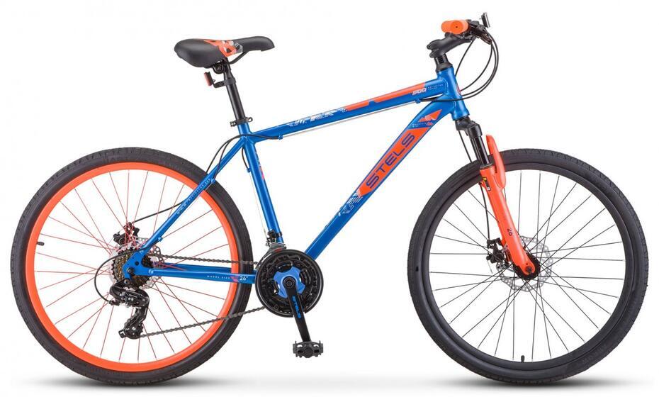 Велосипед 26" STELS Navigator-500 MD (18" Синий/красный), арт. F010
