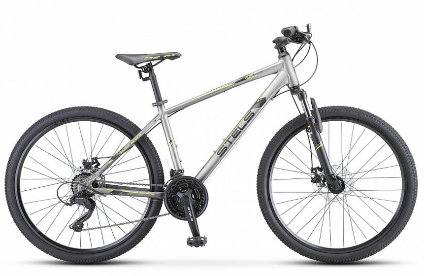 Велосипед 26" STELS Navigator-590 MD (18" Серый/салатовый), арт. K010