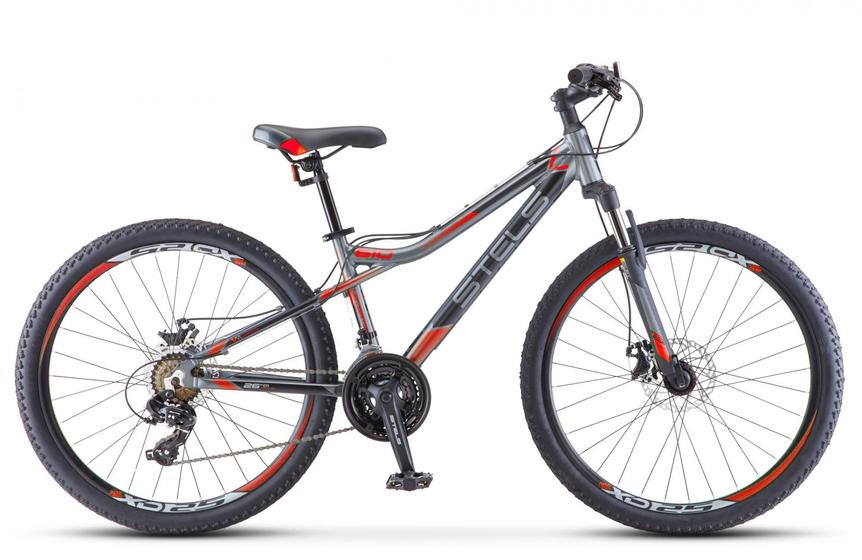 Велосипед 26" STELS Navigator-610 MD (16" Антрацитовый/синий), арт. V040	