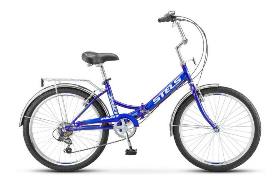 Велосипед 24" STELS Pilot-750 (16" Синий), арт. Z010	