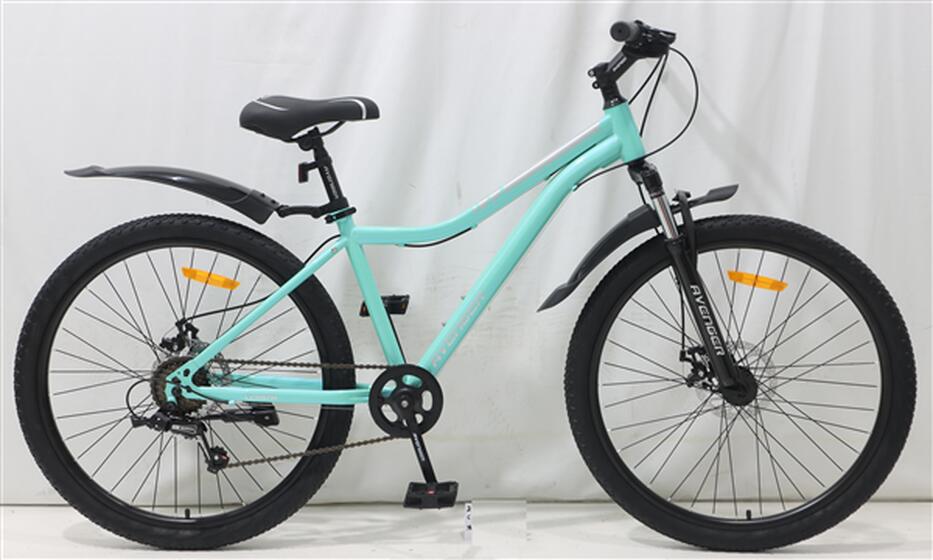 Велосипед 26 " Avenger С261DW,бирюзовый/серебристый