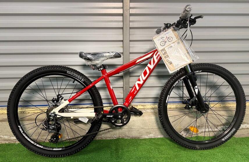Велосипед 24" NOVATRACK EXTREME(13"красный)