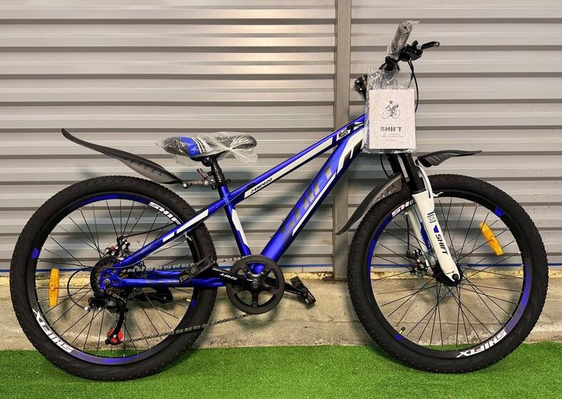 Велосипед 24 " SHIFT синий матовый 24MD600-1