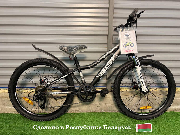 Велосипед 24"AIST Rocky Junior 1.1 серый