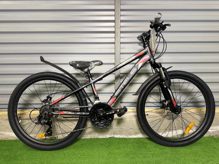 Велосипед 24" STELS Navigator-400 MD (12" Серый/красный), арт. F010