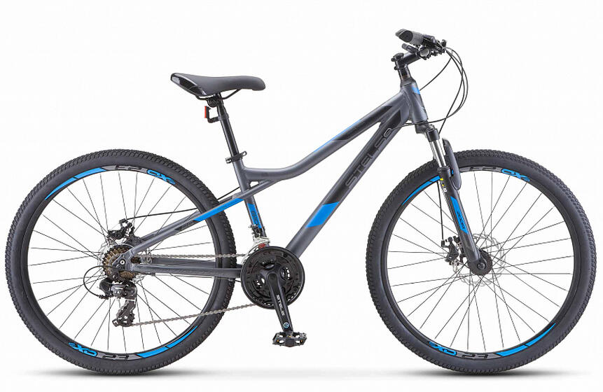 Велосипед 26" STELS Navigator-610 MD (14" Антрацитовый/синий), арт. V050	