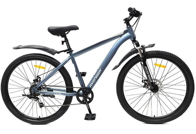 Велосипед 27,5 " Avenger С271D (17"Серый/серебристый)