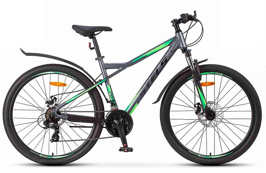 Велосипед 27.5" STELS Navigator-710 MD (18" темно-зеленый,
