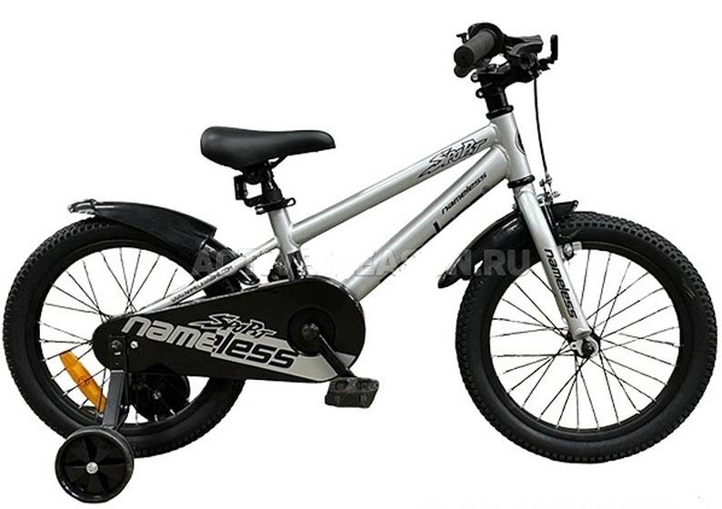 Велосипед 16" Nameless SPORT, серебристый/черный