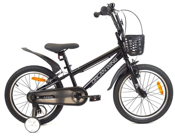 Велосипед 16" ORLAN WING JUNIOR(черный, сталь)