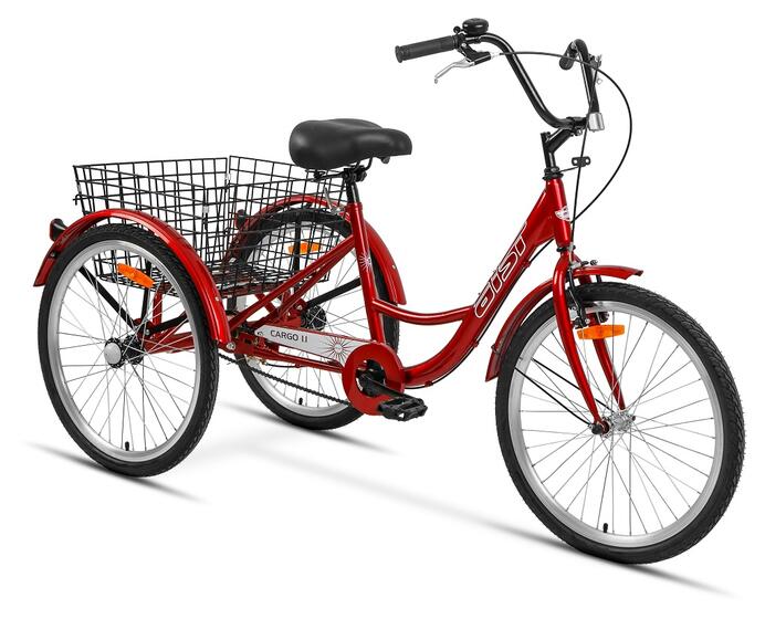 Велосипед 24" AIST Cargo 1.1 бордовый 